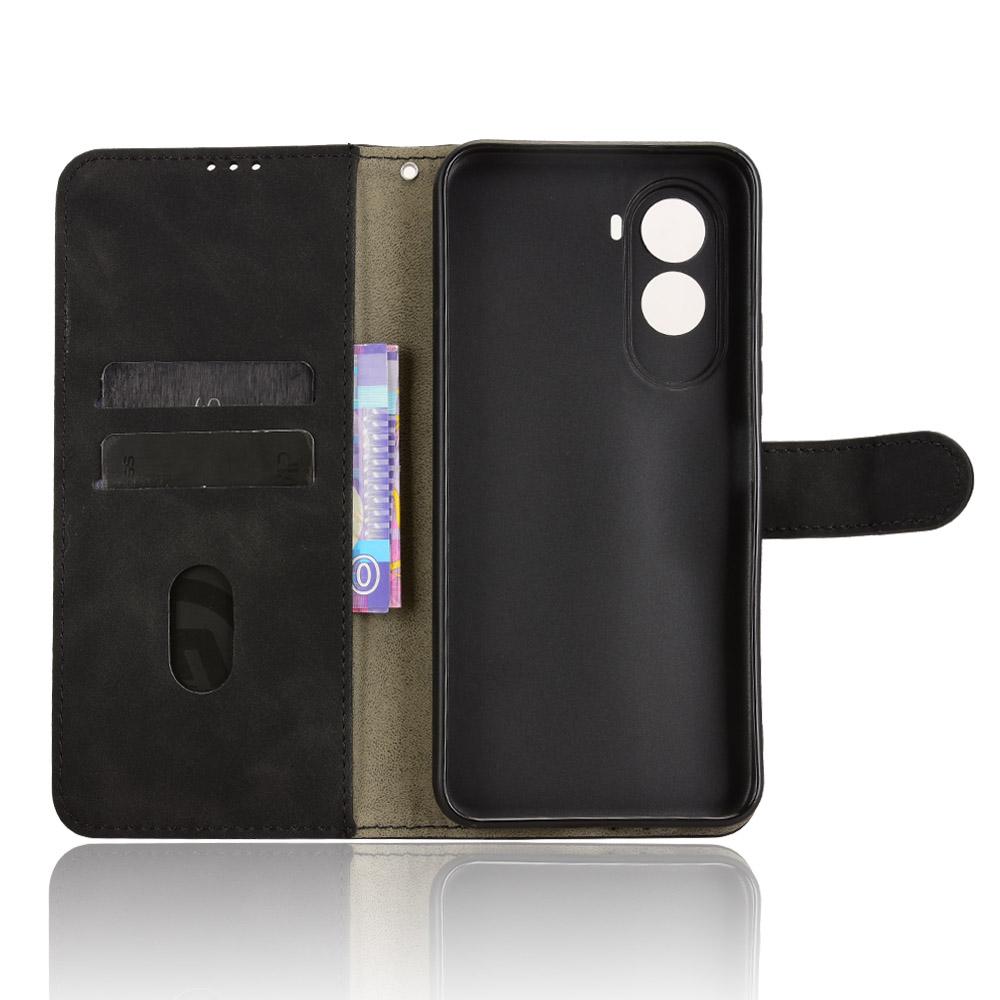 For Xiaomi Poco M7 4G (EU) (171mm) Leather Case Skin Feel Anti Drop Wallet Stand Flip Phone Cover