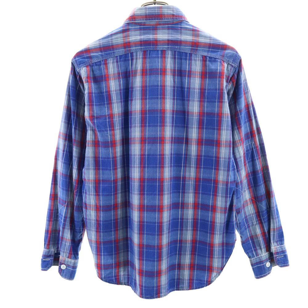 ENGINEERED GARMENTS Made in USA Check Pattern Long sleeve shirt XS Blue Men's Used