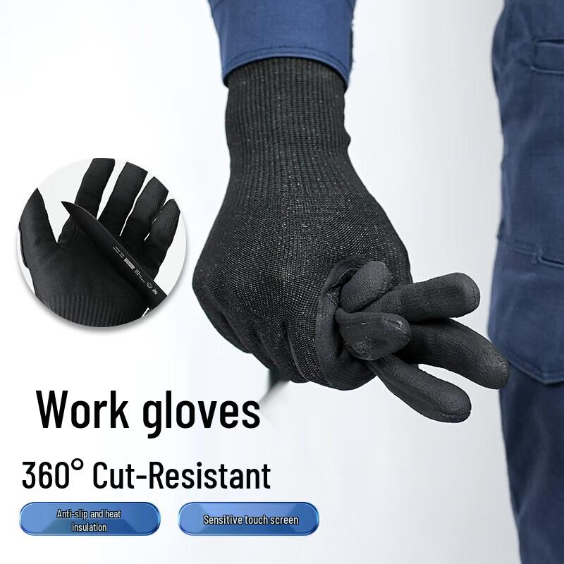 QinZhiLe Tactical Full Finger Touchscreen Duty Gloves