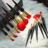 DUcare Makeup Makeup Brush Set of Storage Case Makeup High Quality Fiber Makeup Eye Shadow Cheek Face Black Brush, 12, Included, Brush, Bristle,
