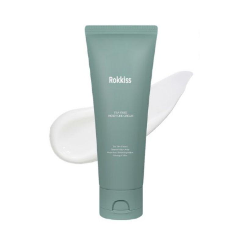 ROKKISS Tea Tree Moisturizing Cream 100ml – Lightweight Hydration & Soothing Care for Oily Skin | Korean Skincare