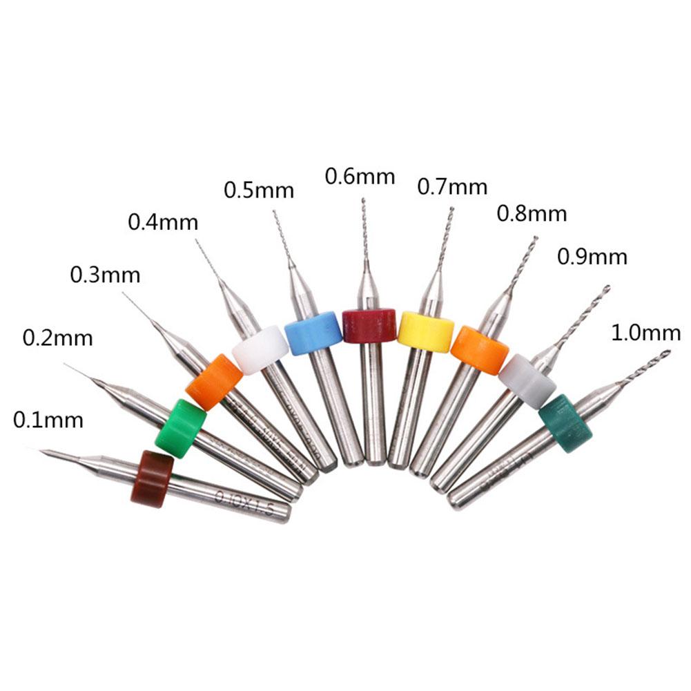 30 Pieces Carbide PCB Drill Bits Set for Accurate Metal and Circuit Board Drilling with 3 175mm Shank Diameter