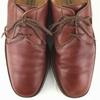 80s-90s Vintage gravati Made in Italy Plain Toe Business Shoes Brown size 7 25.0-25.5 Men's(USED)