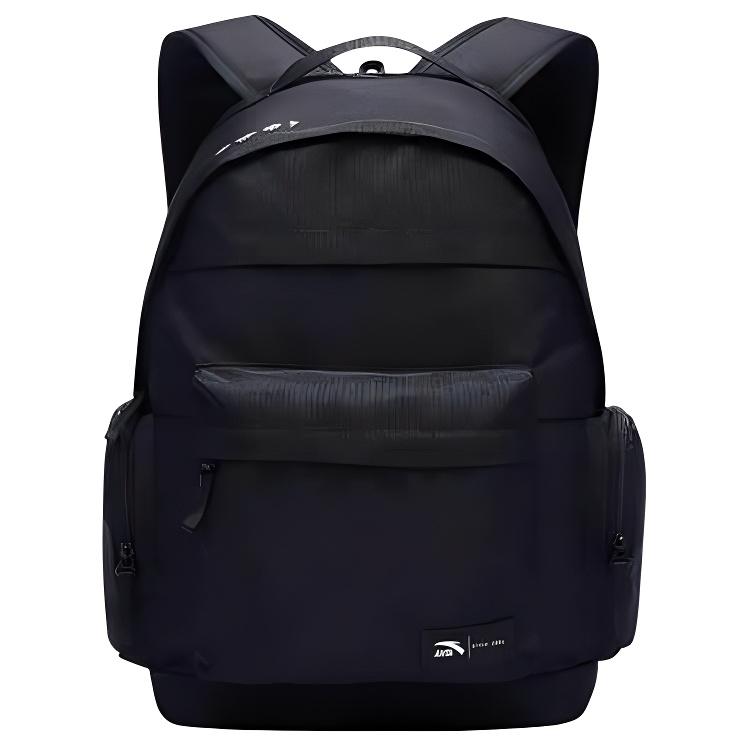 New Anta Life Collection Fabric Backpack Unisex Night Black 992528156R-5