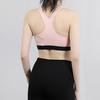 Nike Letter Logo Print Color Block Sports Bra Women Underwear Light-Pink 823313-682