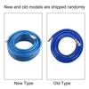 Pneumatischer PVC-Schlauch Luftleitungsschlauch 15M Blau Flexibler Pneumatischer PVC-Schlauch mit Schnellkupplung für Luftkompressor Pneumatischer Luftschlauch