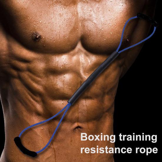 Boxing Resistance Band for Men & Women Soft Elastic 8-Figure Stretching Belt for Arm Back Leg Yoga Gym Fitness