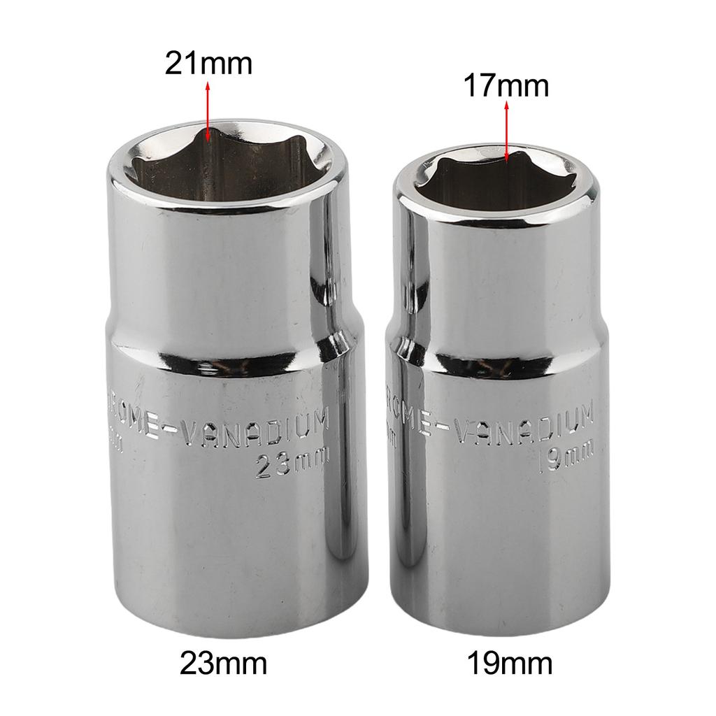 Chrome Vanadium Steel Sockets for Easy Wheel Nut Tightening