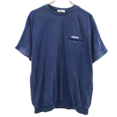 Adidas 70s 80s Vintage Made by Descente Short Sleeve Pile Ground T-shirt Men's Used