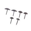 100Pcs Black Round Head Metal Pushpins Upholstery Nails Vintage Tacks Stud Decor