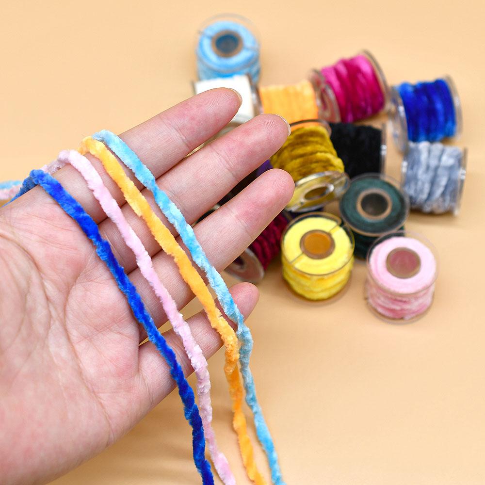 15 Spools Multi Colors Tinsel Chenille Line Crystal Fly Fishing Tying Material for Nymphal Scud