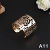 Chunky Wide Metal Bracelets For Women Open Cuff Exaggerated Cuff Bangles Trend Charm Arm Jewelry  Gifts