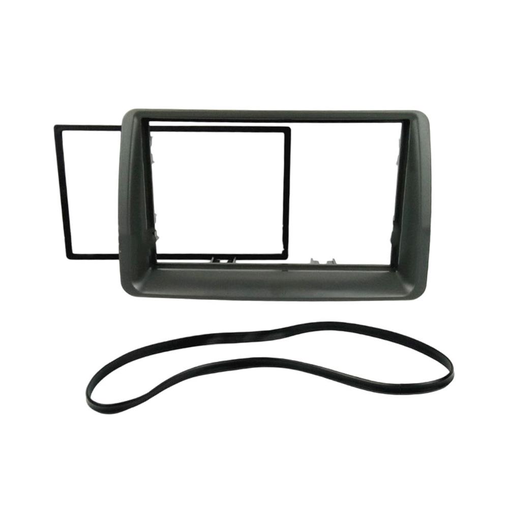 Stereo Trim Kit 2 DIN Fascia For Car Stereo Installation ABS Construction Easy Installation For Fiat Panda 169 2003-2012