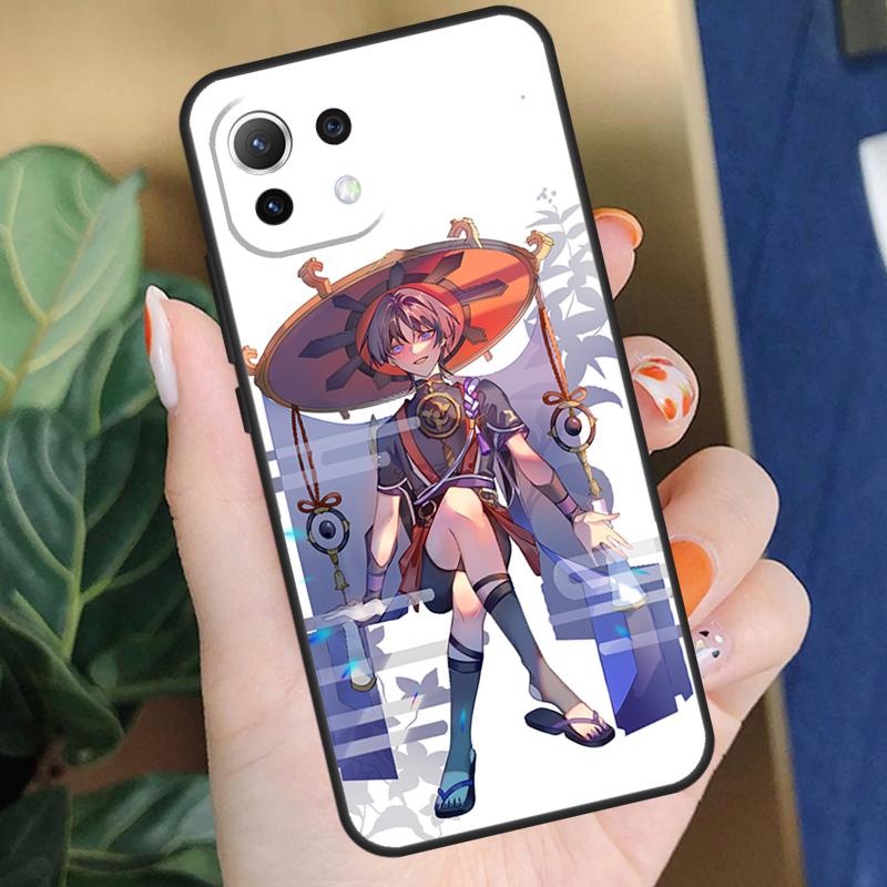 Scaramouche Genshin Impact Case For Xiaomi 15 14 Ultra 13T 14T 15T Pro 17 Pro Max POCO X7 Pro X5 X6 F5 F6 F7 F8 Coque