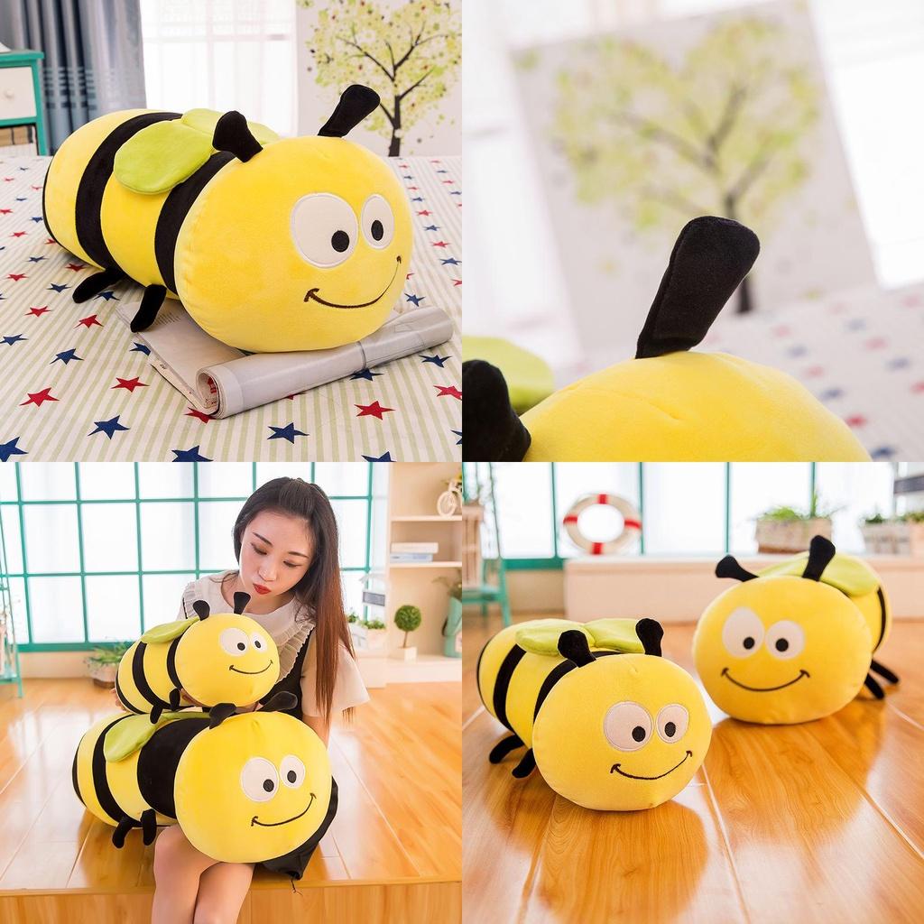Cute Plush Bee Toy For Girls Soft And Fluffy Stuffed Animal Doll Perfect Bedtime Companion And Birthday Gift Characters)