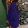 Women's Fashion V-neck Casual Long Sleeve Loose Shirt Blouse Tops Smock T-Shirt