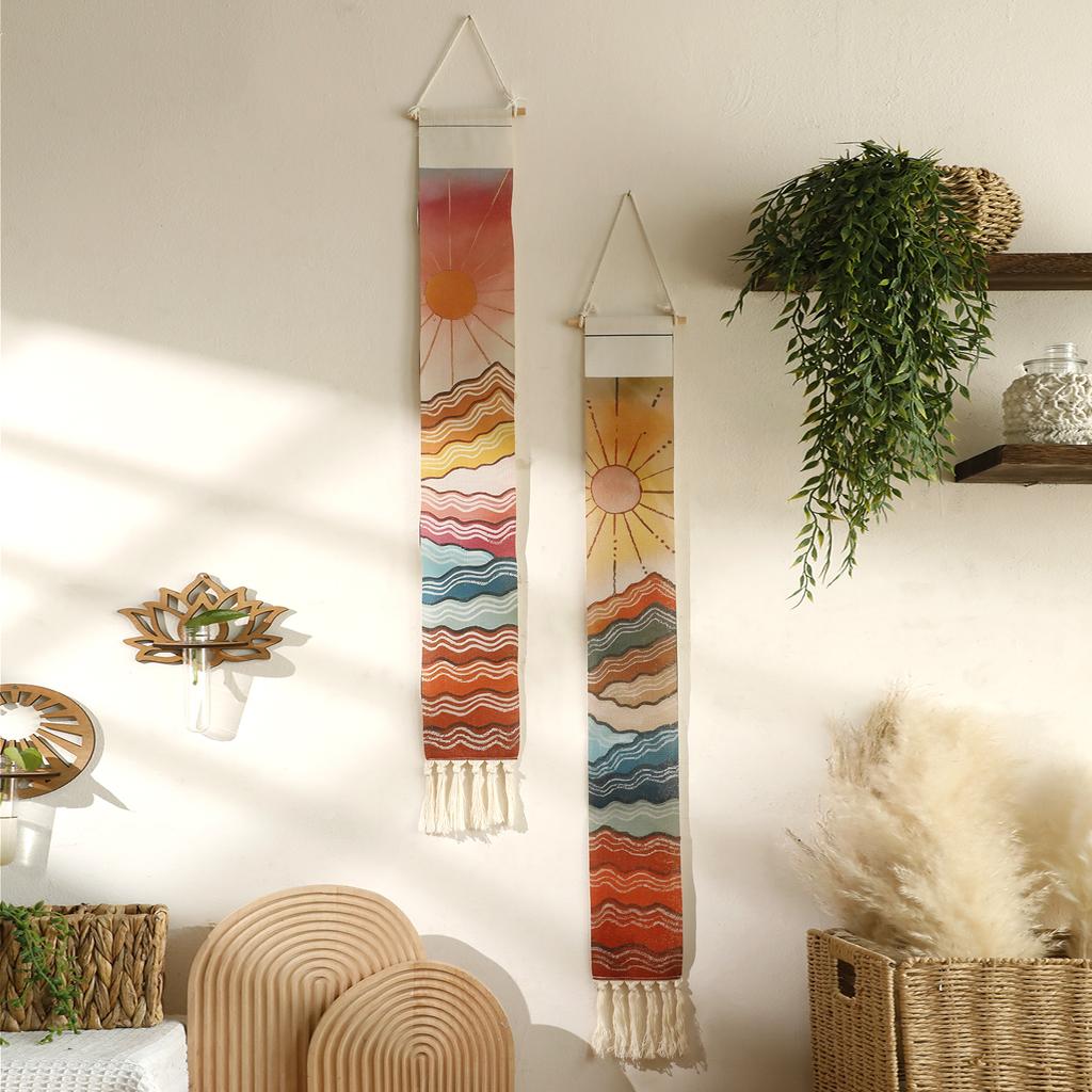Multiple Styles Sunrise And Sunset Tapestry Boho Moon Home Decoration Room Wall Decor Nordic Wall Hanging Hanging Ornaments Gift