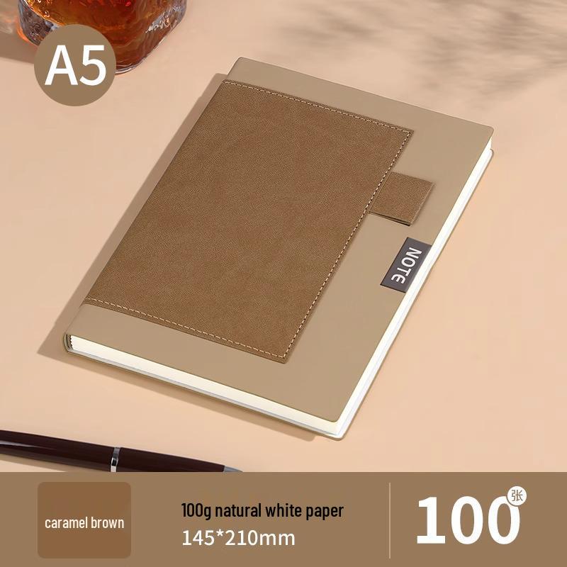 Personalized Luxury Notebook Gift Set with Logo, Premium Thick Diary for Business Meetings