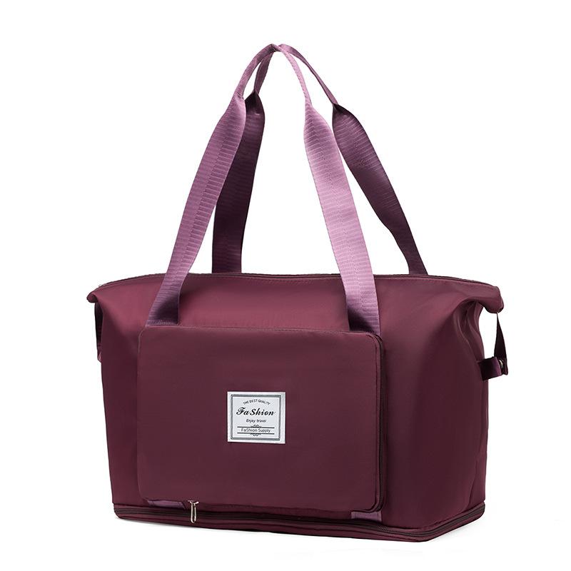 

Sports Fitness Bag Wet and Dry Separation Travel Bag Foldable Bag Portable Boarding Bag Outdoor Luggage Storage Bag 12
