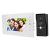 Système d'interphone vidéo filaire Écran LCD 7 pouces Vision nocturne Système d'interphone visuel grand angle 120 degrés