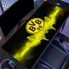 Podkładka pod mysz Borussia Dortmund, Duża mata na biurko do gier, Antypoślizgowa podkładka pod mysz XXL na laptopa i tablet, Mata do gry na mini PC ze zszywanymi krawędziami