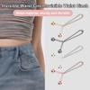 Metall-Hüftclip 5/10 Stück Straffer für Hosen, Wiederverwendbarer Cincher Legierung Lose Jeans, Keine Näharbeiten Hosenbein-Verkürzerklemme Schlankheits-Schnalle