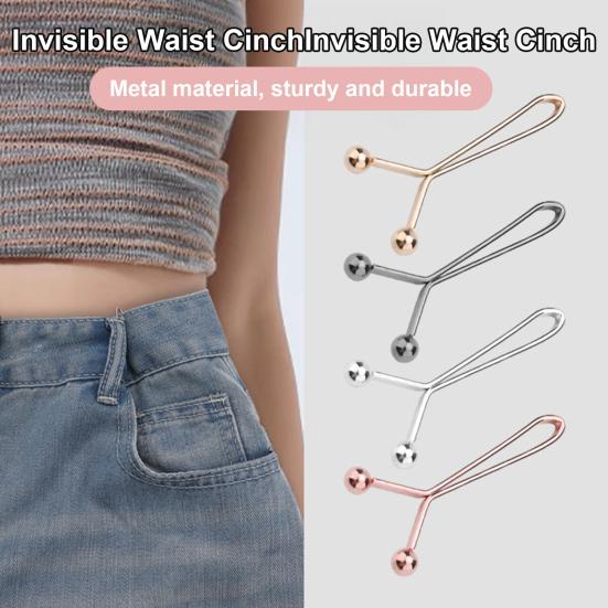 Metall-Hüftclip 5/10 Stück Straffer für Hosen, Wiederverwendbarer Cincher Legierung Lose Jeans, Keine Näharbeiten Hosenbein-Verkürzerklemme Schlankheits-Schnalle