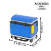 MOOXI City Wedding Bar Jail Penguin Park DIY Diorama Assembly Model Kit For Adults Building Blocks Sets Children Toys MOC Bricks