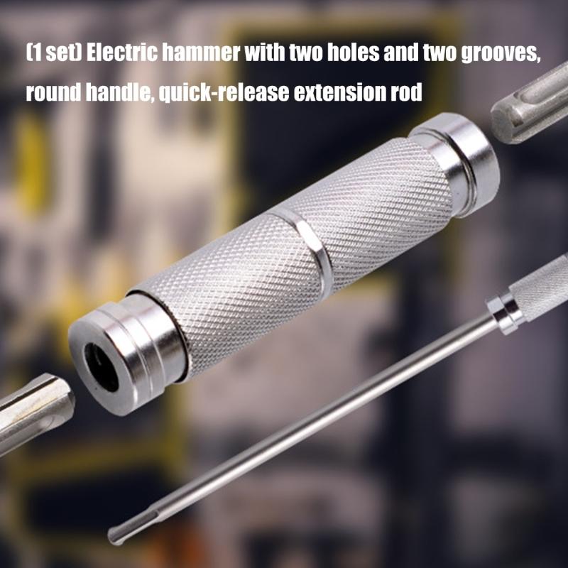 Rapidly change Extension Rod Double Round Shank for Impacts Tool Heavy dutys PLus To Plus Mount Connector Plugs