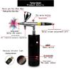 Hot Sale Rechargeable Mini Airbrush Air Pump Set for Model Painting
