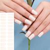 Solid Color Gel Nails Stickers Semi Cured Gel Nail Strips Gel Wraps Nails Art Decoration Manicures Stickers for Nails