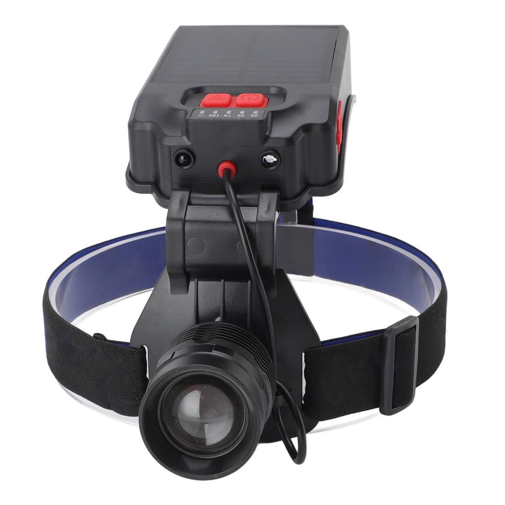 Solar  Light 2700LM Bright IPX4 Waterproof 3 Lighting Mode Rechargeable Sensor Headlamp with 90??