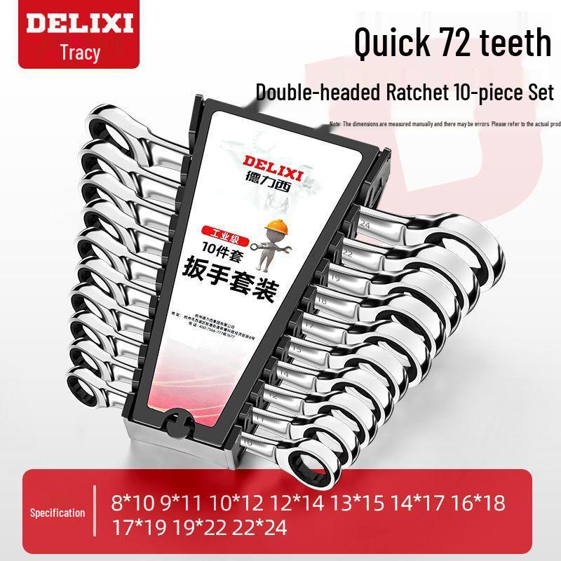 Obousměrná ráčna Sadu oboustranných klíčů - Rychlé šetření práce, Otevřený a Očkový konec, Nářadí pro autoopravy.