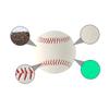 Baseball Luminescente di Alta Qualità Brilla al Buio Palla Luminosa Regali Per Lanci Notturni Battuta