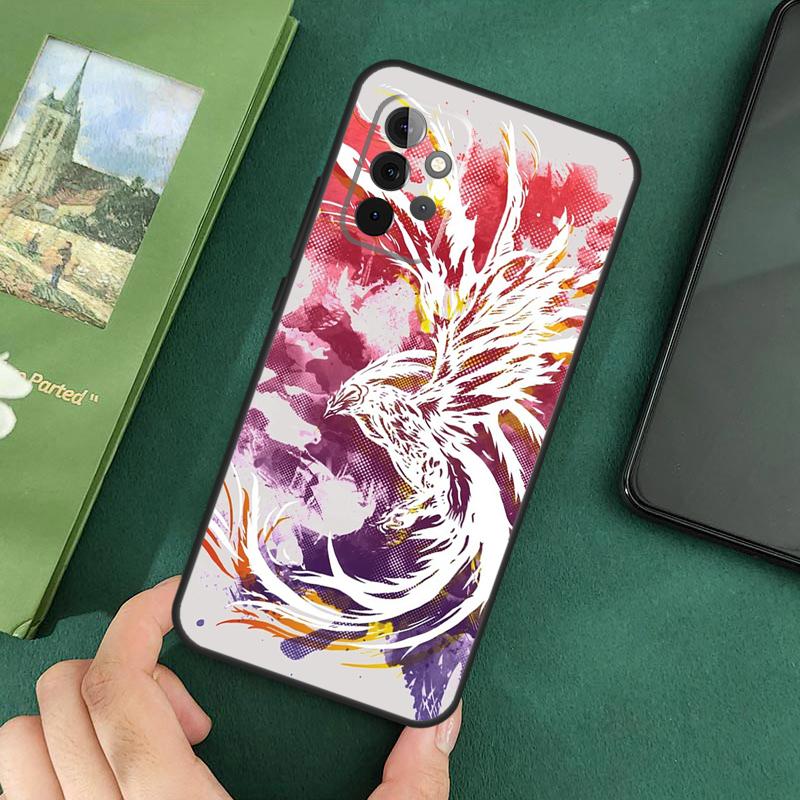 Phoenix Bird Case For Samsung Galaxy A54 A12 A22 A32 A52 A72 A52S A14 A70 A51 A71 A33 A53 A73 Cover