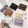 Simple Cover Type Coin Wallet Student Wallet Female Card Bag Short Purses For Women Small Money Bag