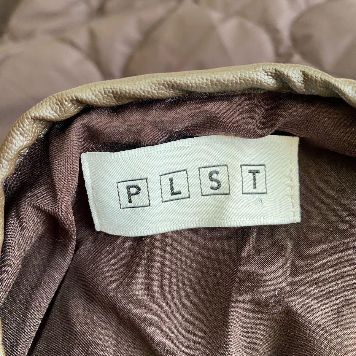 PLST Plaste Quilted Colorless Long Coat Piping S Size Oversize Outerwear Regular Price 25,000 Brown
