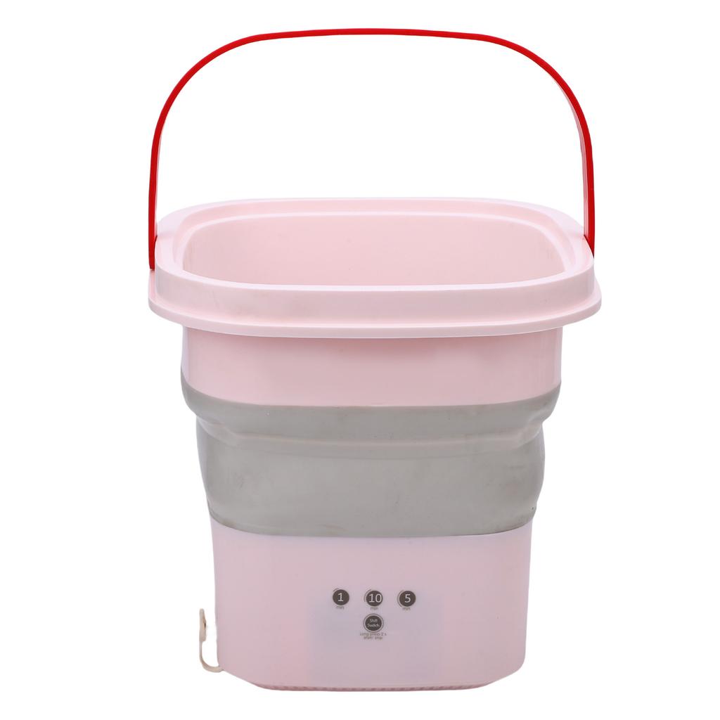 Single Person Portable Washing Machine Roseate 4.5L Small Foldable Washer with 1min 5min 10min Timer for Business Trip Travel