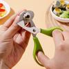 Stainless Steel Quail Egg Scissors - Precision Eggshell Cutter for Seamless Egg Opening