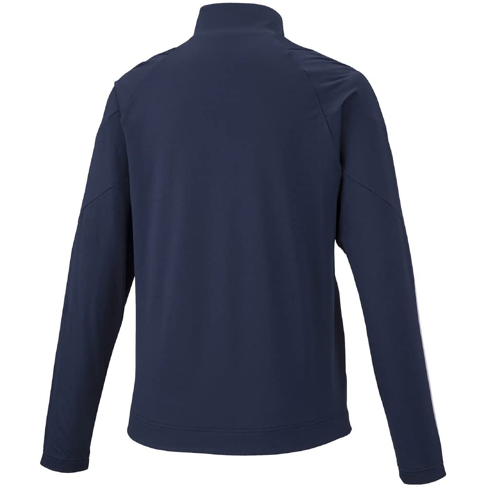 Mizuno Soccer Wear Stretch Knit Shirt for Dress Size 130 Juniors, Moisture-Wicking, Quick-Drying, Stretch, P2MC2680, Kids' Navy,