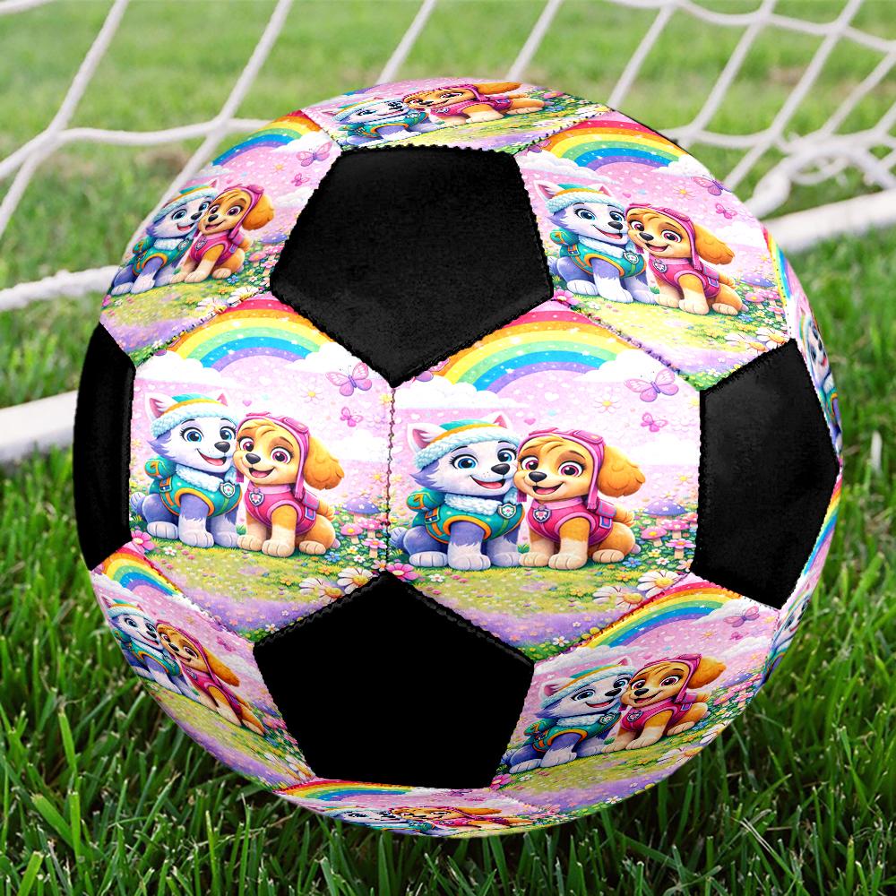 PAW Patrol Theme Size 5 Soccer Ball, Suitable for Both Indoor and Outdoor Matches, a Gift Suitable for Everyone.