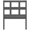 VidaXL Tête de lit Gris 95,5x4x100 cm Bois massif de pin 818902