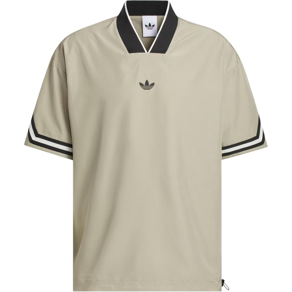 adidas Originals Basketball Warm Up Top Unisex Retro Streetwear AsiaFit Comfort Casual Sports Jacket Brown KA9350