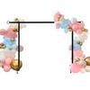 Adjustable Table Rod Holder Backdrop Stand Party Decoration Metal Balloon Flower Arch Stand Birthday Wedding Party Decorations