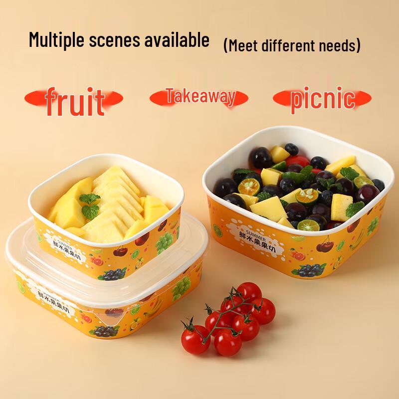 Yudu Disposable Fruit Salad & Picnic Takeaway Box