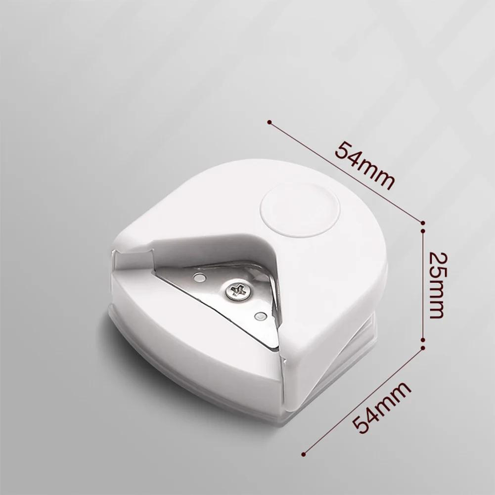 

1 шт. R4 Скруглитель углов – Триммер для краев бумаги для фотографий, карточек и документов – Создает гладкие закругленные углы 1pcs белый