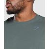 Gymshark Koszulka Power T shirT slate Teal A4a9q Tbnh