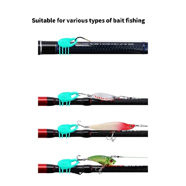 Hook Safety Keeping Holder Silicone Fishing Rod Hook Keeper Fishing Tackle Accessories Baits Holder