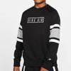 Nike Round Neck Letter Print Long Sleeve Sweatshirt Kids sweatshirt Black BV3591-010