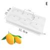 Kreative Obstserie Silikonform Mangoform Zum Backen Schokolade Mousse Kuchen Eis Dessert Antihaft-Backform Kuchen
